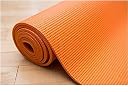 CHETAK HANDLOOM Yoga Mat - Anti Slip, Ethylene Vinyl Acetate (EVA) - For Women, Men & Kids - Home Gym & Workout - 4MM Thick, Orange gallery image