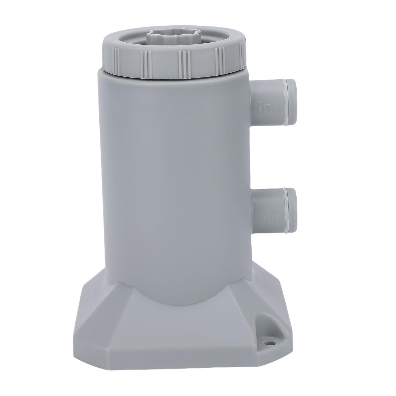 Pompa Filtro per Piscina Pompa Filtro a Cartuccia con Portata Efficiente a Basso Rumore da 250 L/h per Migliorare la Circolazione, Adatta per Piscina, Materiale ABS (Spina UE 230 V)