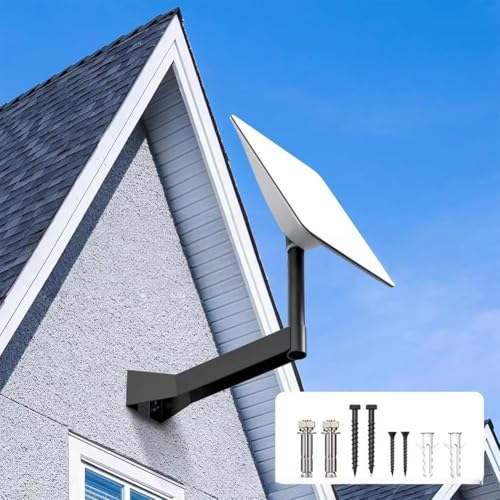 Support Starlink anti-intempéries réglable à 360 degrés noir