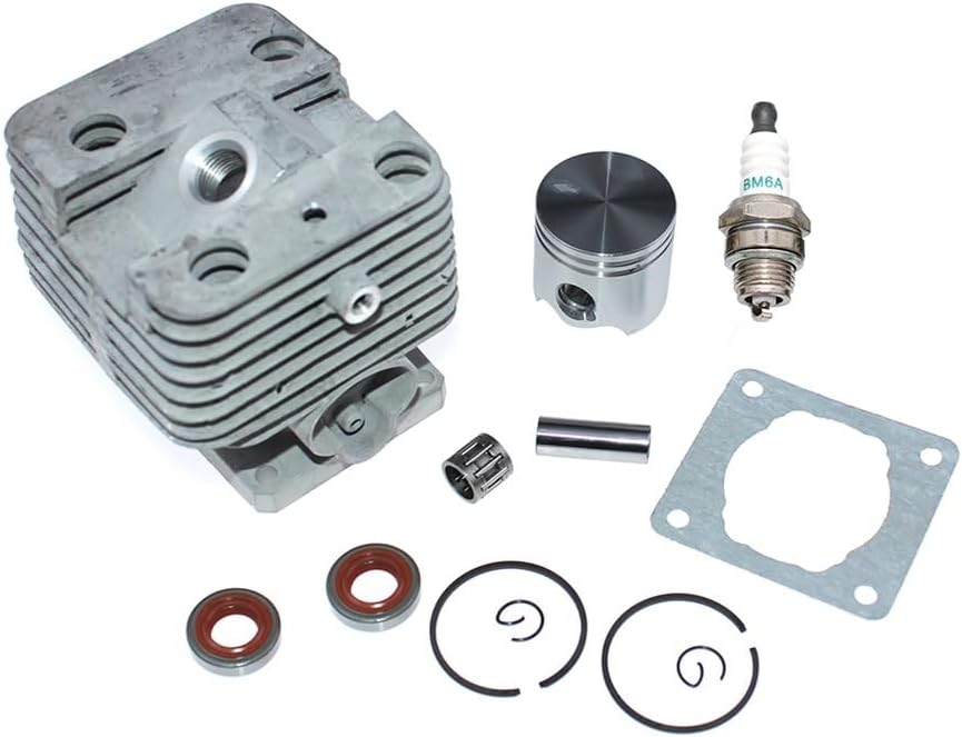 Cylinder Piston Kits 35MM Fit for Brushcutter Auger FS120 FS120R BT120 BT120C BT121 BT121Z 4134 020 1213 Replacement Parts