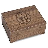 M. LA HART New York University Solid Walnut Desk Box