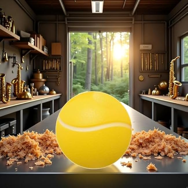 Yellow Hand Exercise Stress Relief Ball, Tennis Ball, Soft Squeeze Ball for Resistance Training, Anxiety Relief for Teens and Adults, Grip Strengtheners