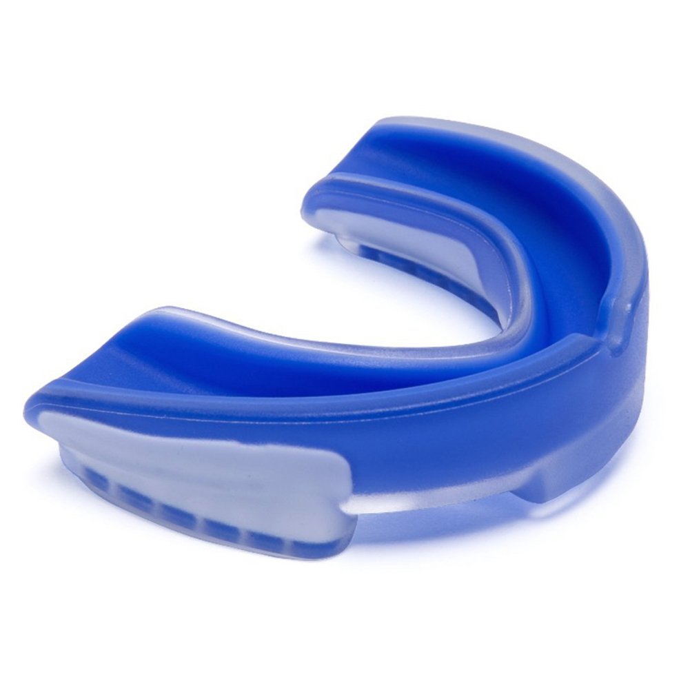 Ultimate Protection Adult Mouth Guard - Boil and Bite Gum Shield for Boxing, Rugby, Hockey, MMA, BJJ (Blue)