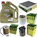 Produktbild Filter Set Inspektionspaket 5 Liter Motoröl Castrol EDGE Titanium FST 5W-30 LL MANN-FILTER Innenraumfilter Kraftstofffilter Luftfilter Ölfilter