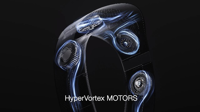 Amazon.com: TORRAS COOLIFY 3 限量版頸式空調藍橙可換式便攜式頸扇