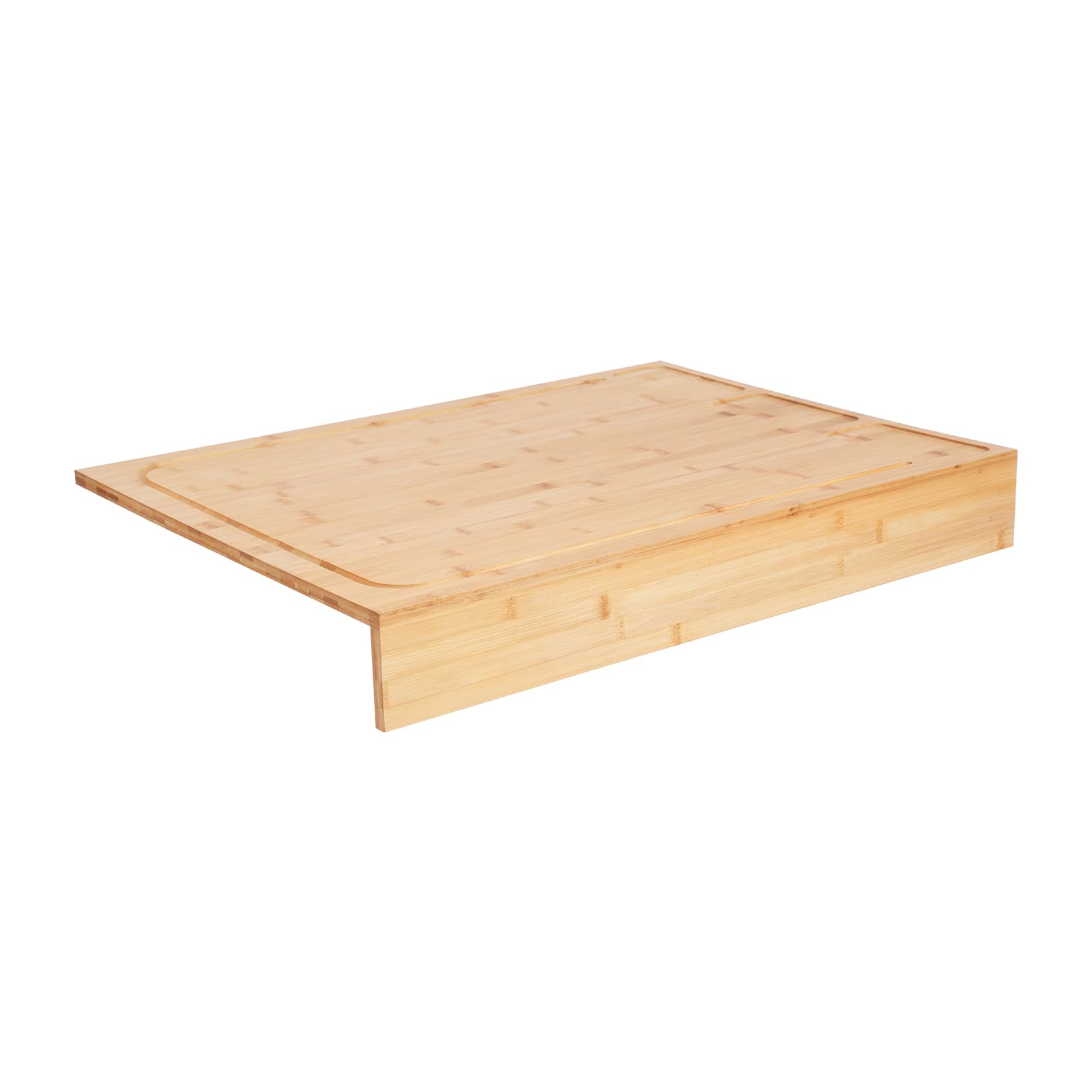 Herdabdeckplatte, Multifunktionale Herdabdeckung Schneidebrett aus Bambus für Herdschutz Küchenzubehör 75x54 cm für Gasherde Elektroherde und kleine Küchen