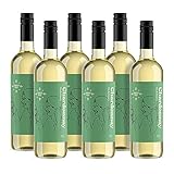 Dieser französische Chardonnay hat eine klare, gelbliche Farbgebung