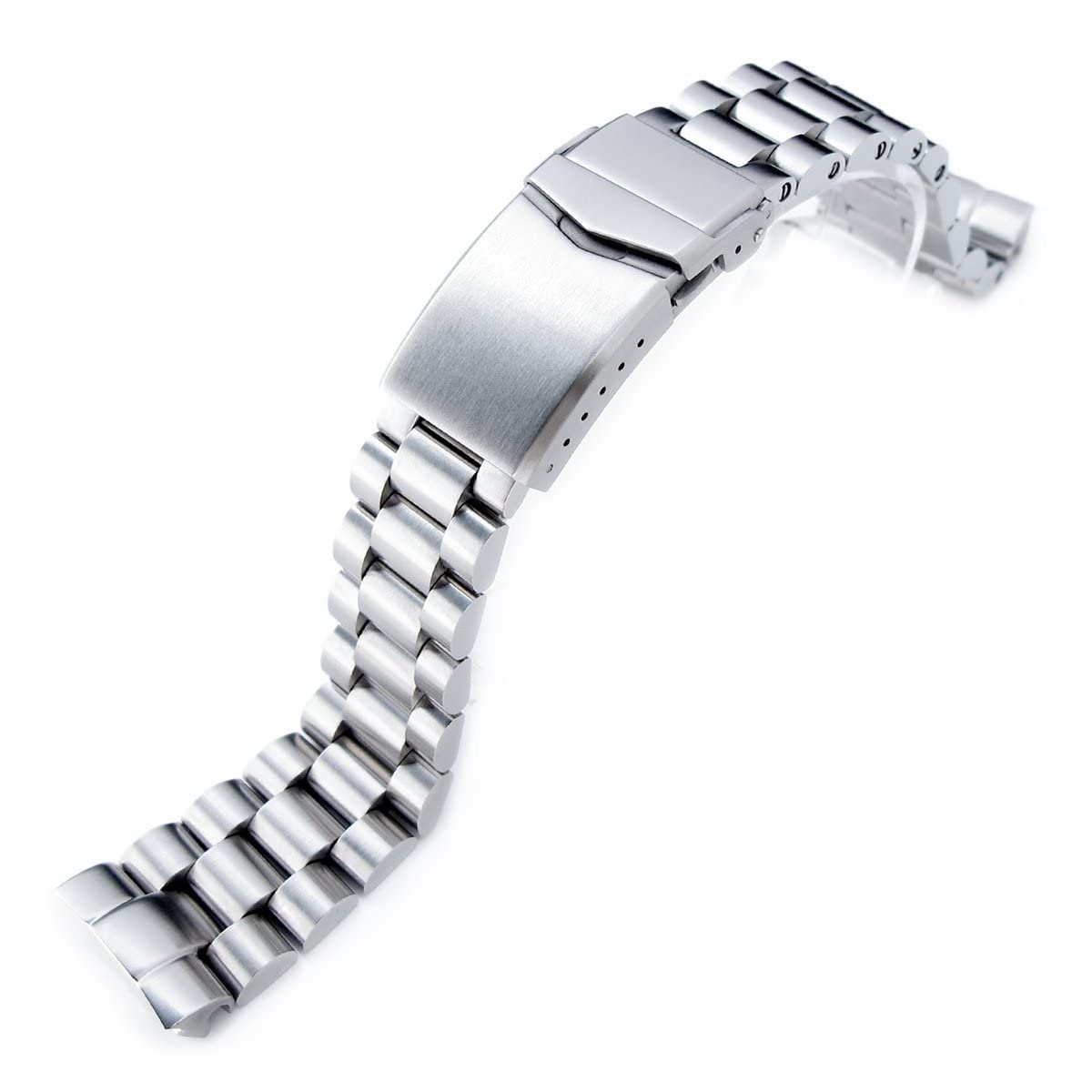 MiLTAT 22mm Bracelet de montre compatible avec Seiko SRP777 SRPA21, style-Endmill
