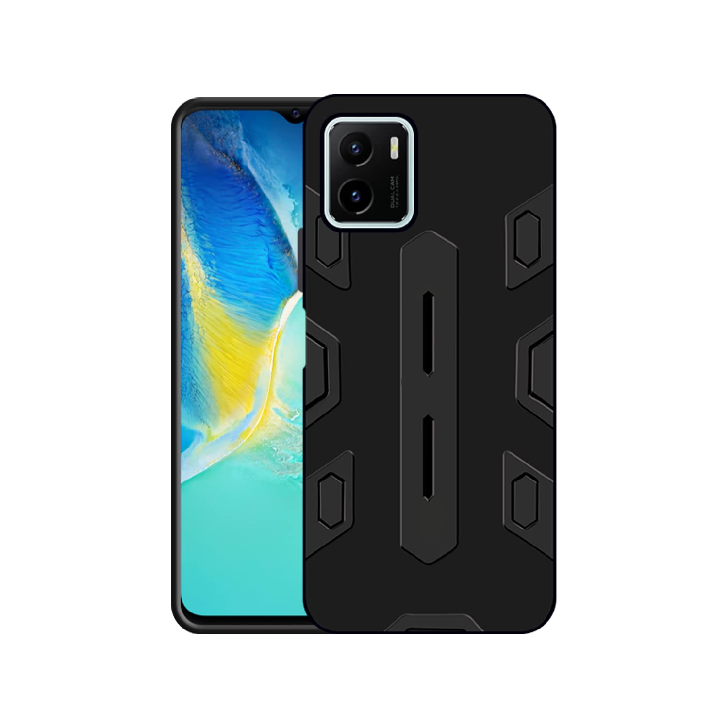 VIDO Shockproof Armor Back Case Cover for Vivo Y15s / Vivo Y01 / Vivo Y15C (B09TFR4K78) Amazon Price History, Amazon Price Tracker