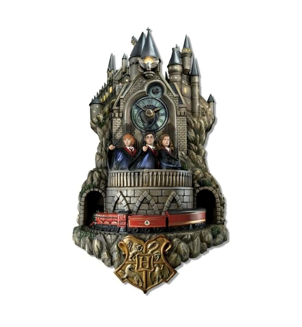 Harry Potter - T-shirt Noir Avec Blason De Poudlard