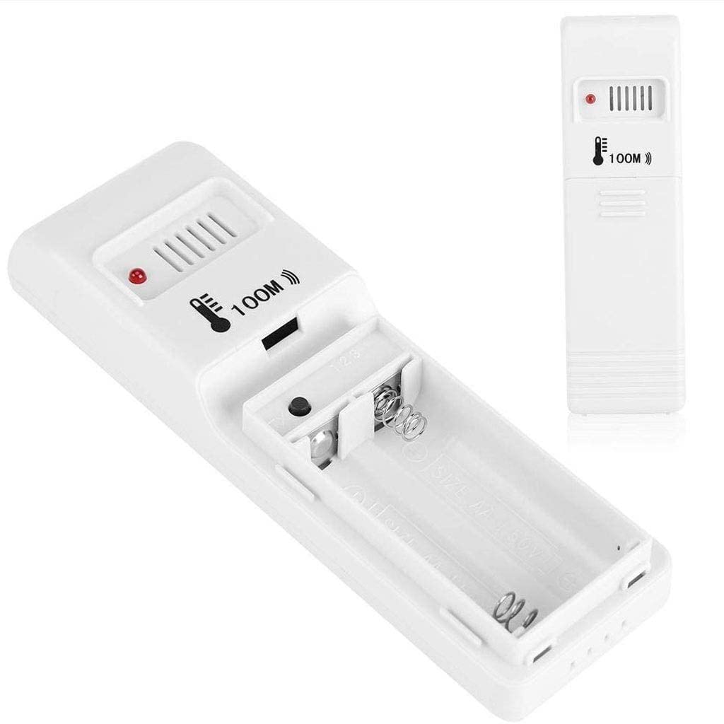 Termómetro for Exteriores al Aire Libre Monitor de Temperatura y Humedad inalámbrico con Monitor de Temperatura Exterior