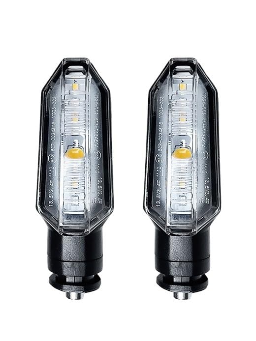 Clignotants de moto LED bicolores 12V à effet séquentiel puissant