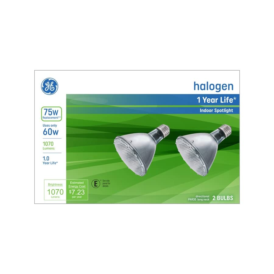 GE Classic 60-Watt EQ Dimmable Warm White Halogen Appliance Light Bulbs (2-Pack) 40698