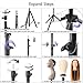 Wig Stand Tripod Mannequin Head Stand Heavy Duty Metal Adjustable Wig Head Stand for Canvas Block Head Styling Making Wigs Displaying Cosmetology Hairdressing Training Manikin Head with Carry Bag