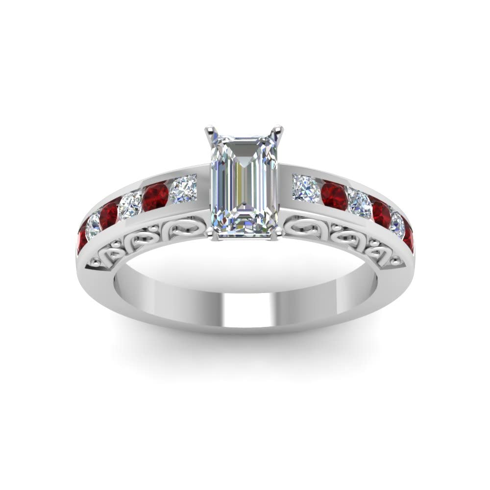 Bague vague ajourée argent émeraude la solution confort pour les doigts sensibles