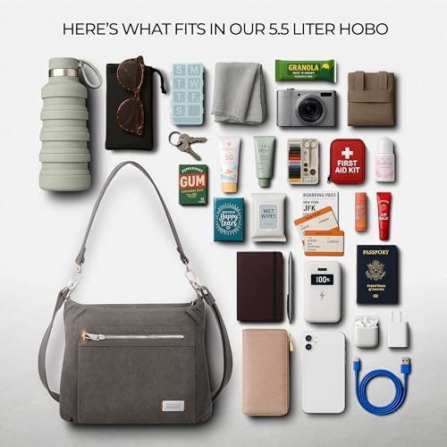 Image of Travelon Anti-Theft Heritage Hobo Bag