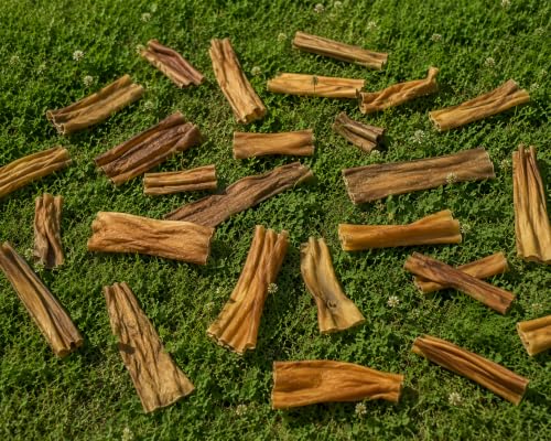 GUSTO PETS Getrocknete Ziegenhaut für Hunde 80g - 100% Ziege, natürlicher Kauartikel, Leicht Verdaulich, Für Empfindliche Hunde, Ohne Zusatzstoffe - Hergestellt in der EU