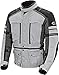 Joe Rocket Ballistic Adventure Mens Silver/Gun Metal Textile Jacket - Large