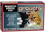 Magnetic Poetry - Grouchy Grumpy Cat Kit - Words for Refrigerator - Write Poems and Letters on the Fridge - Made in the USA