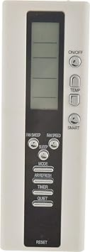 VE- 119 AC Remote Control (Suitable for Kelvinator/Voltas Split AC Remote Old Remote Must be Exactly Same) Compatible for Voltas/Kelvinator AC Remote