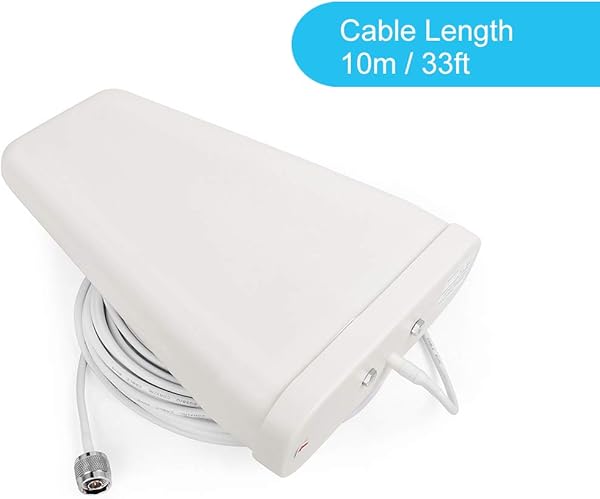 ORPEY l Antenna di Segnale 2 G 3 G 4 G 9dBi Log Periodic Esterno Antenna con 10 m RG58 Cavo n Male connettore per Amplificatore di Segnale