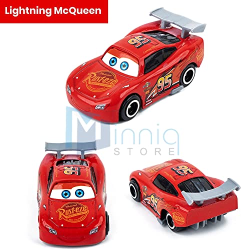 Image of Exclusive Collection of Play Set 6pcs Toy Vehichals Play Set Metal Die Cast Mini Racers Cars for Kid (Mini Metal Racing Car 6 pcs)