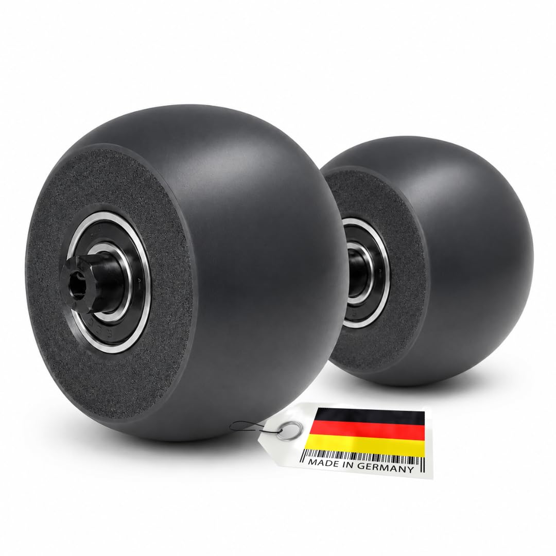 Lot de 2 roues avant pivotantes avec roulement à billes pour Bosch Indego 300 350 400 500 700