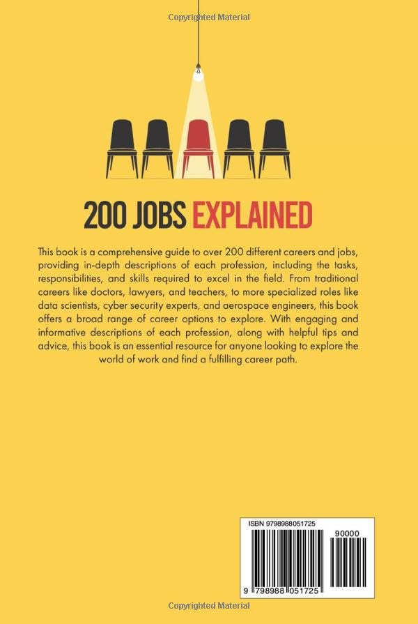 200 Jobs Explained: The Ultimate Career Guide. Discover the career of your dreams with 200 career profiles to explore - Image 2