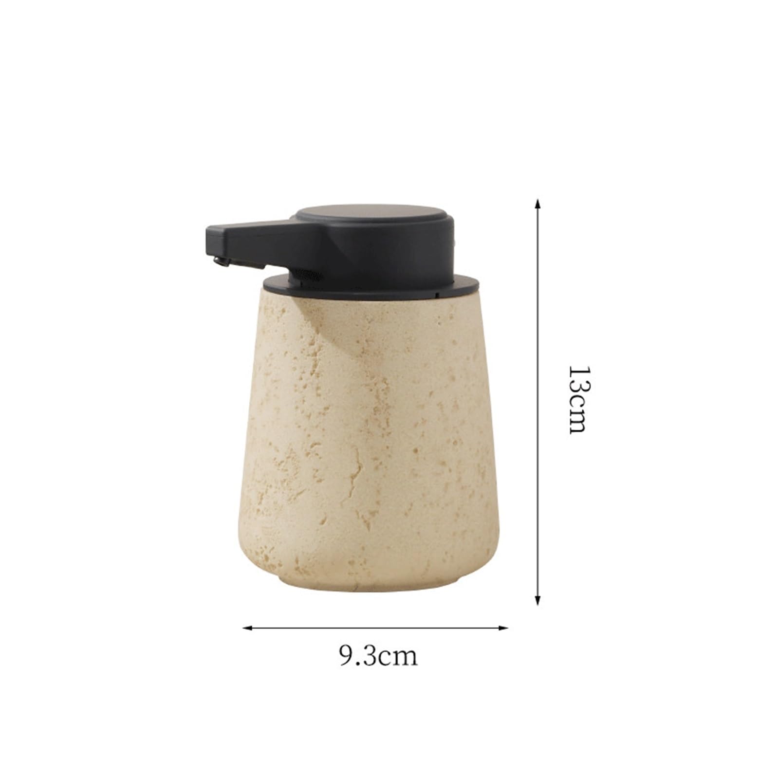 distributore di sapone Dispenser Di Sapone In Pietra Arenaria Adatto For Cucine E Bagni(Yellow)
