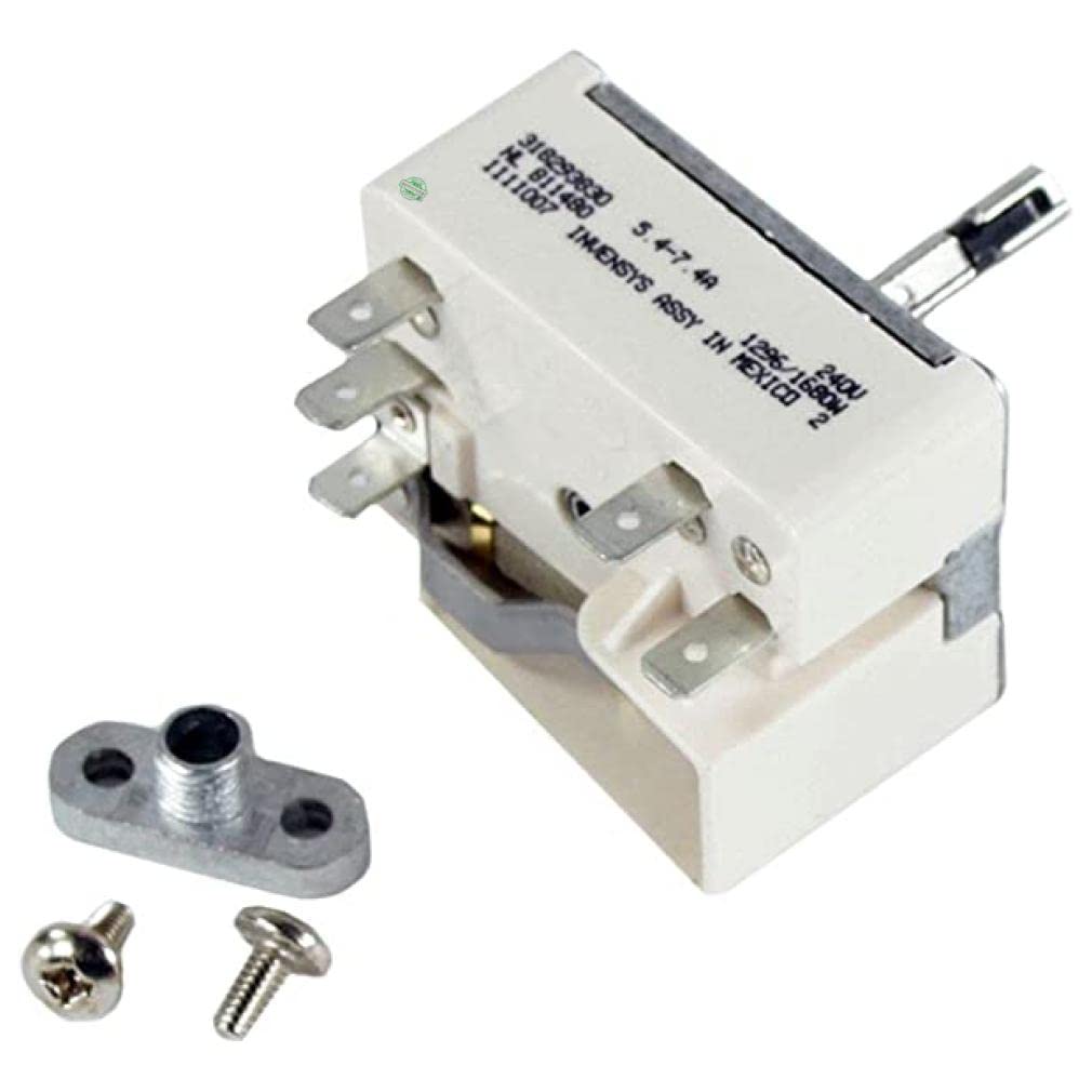 GLOB PRO SOLUTIONS CKD4437 Compatible with Kenmore Surface Element Switch fits Old, 318220020 318220080 318369615