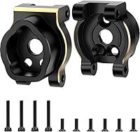 Vista 6 de GLOBACT Latón LCG Heavy Weight Caster Blocks Protal Drive C-Hubs 2.96 oz Contrapeso para 1/10 TRX4 TRX6 RC Crawler Car Upgrades Parts (2PCS)