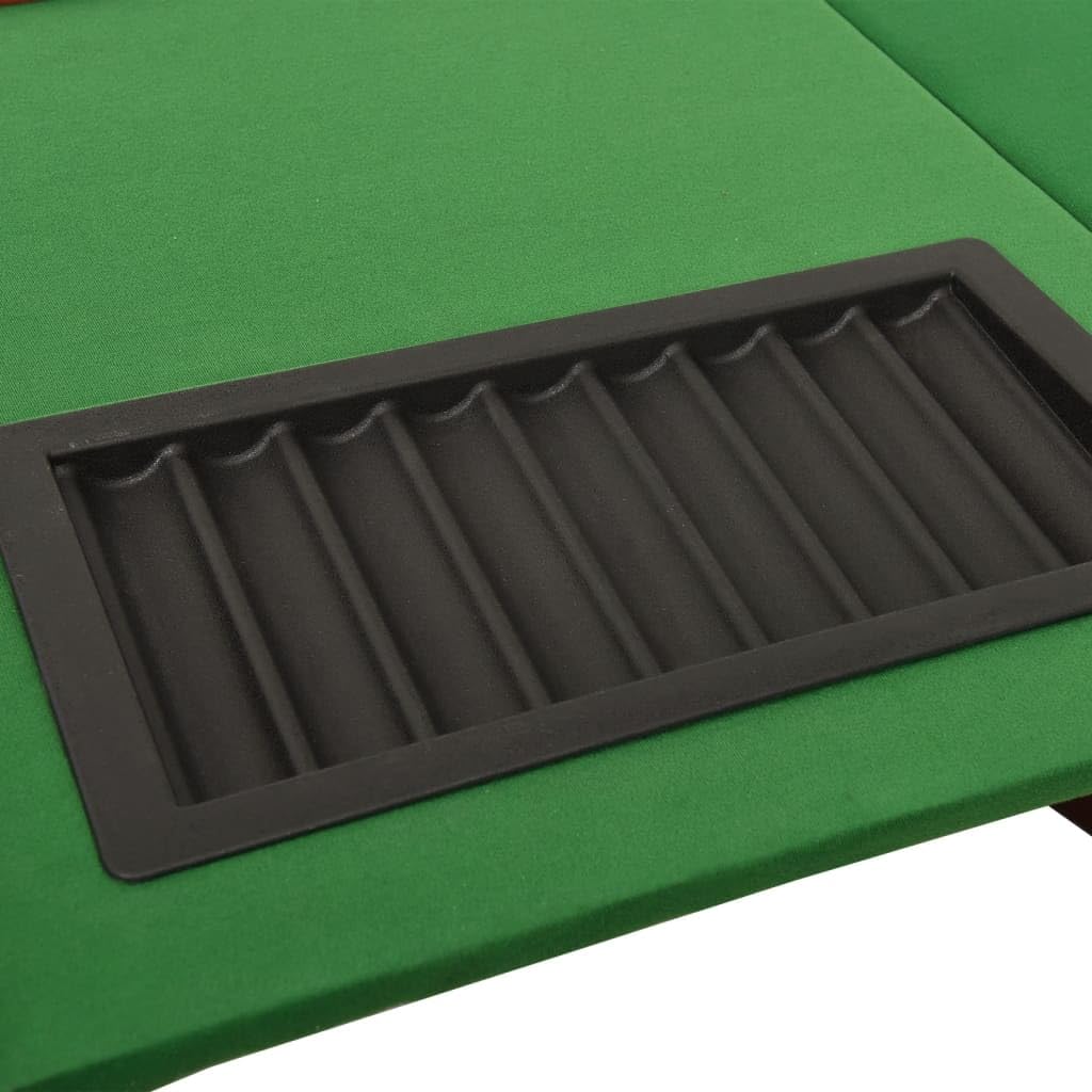 Générique Table de Poker 8 Joueurs avec Plateau à jetons Vert 160x80x75cm,Meubles,Tables,Tables de Poker & de Jeux,27.9 kg,Vert,80406