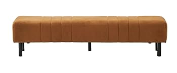 Amazon｜関家具(Sekikagu) ダイニングベンチ キャメル 幅152cm