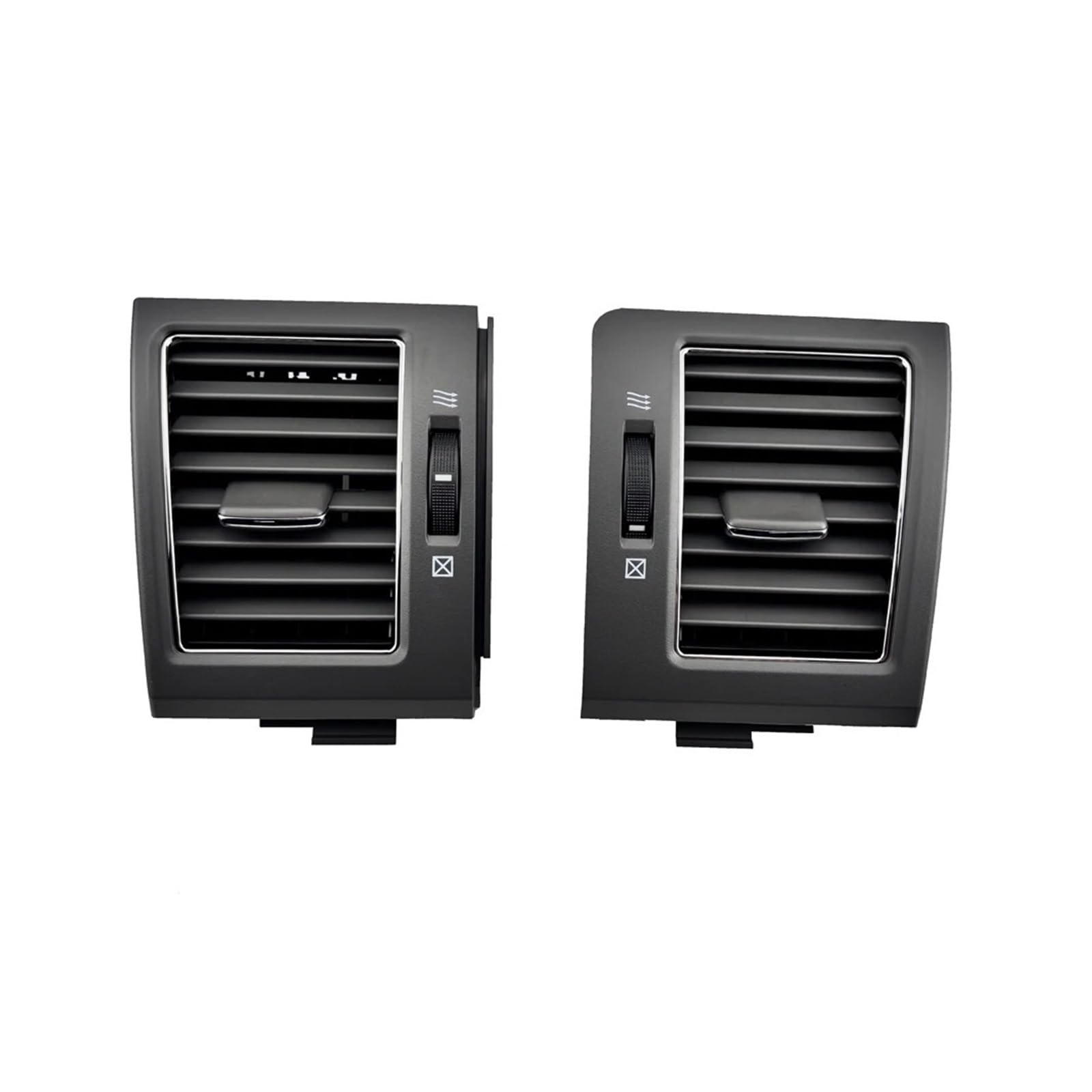 Car Air Conditioner Vent Car Dashboard Middle A/C Air Conditioner Outlet Assembly Conditioning Vents For Toyota For Land For Cruiser LC200 2008-2013(Gray-LHD-RHD-A)