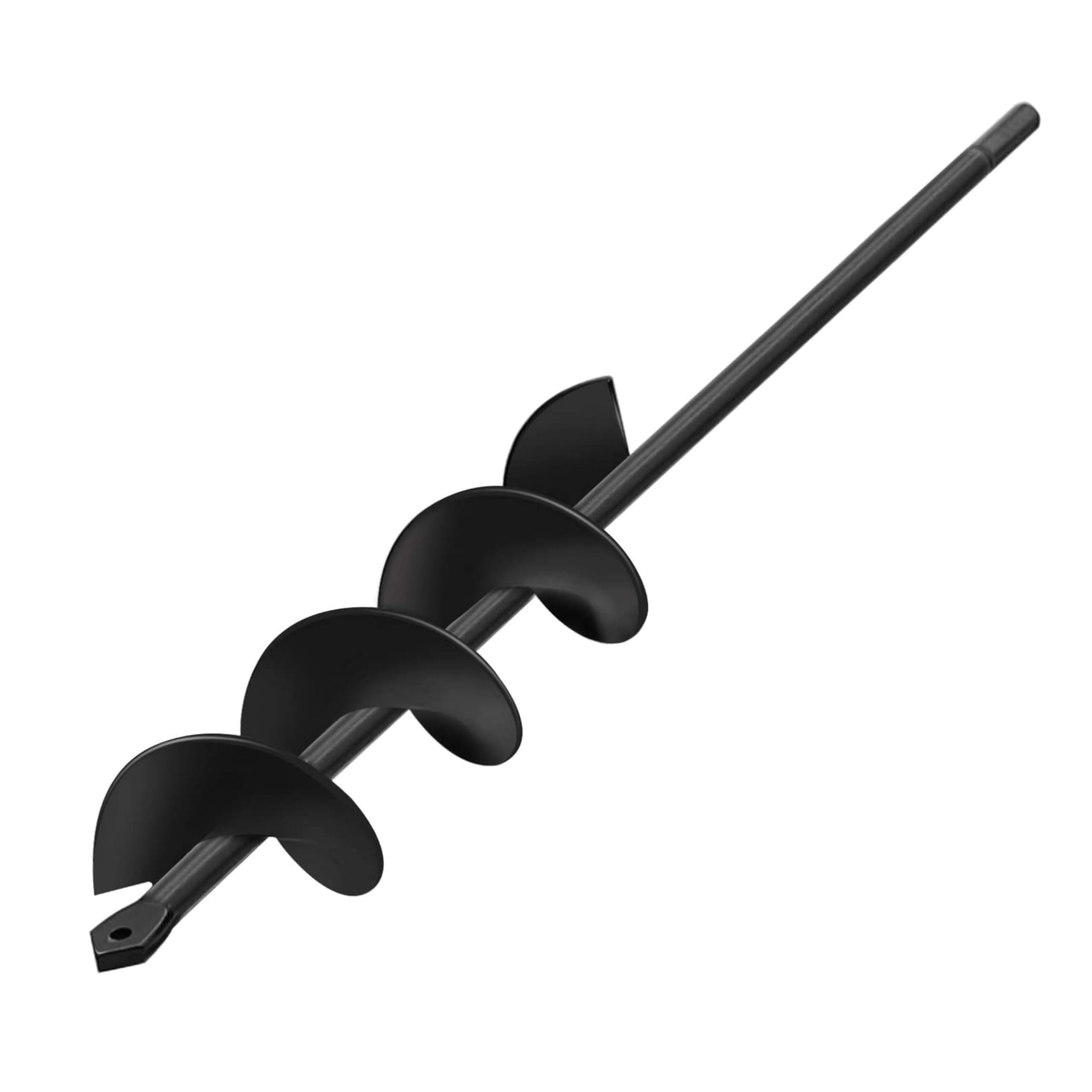 Yasta Trivella da Giardino 6x30cm Attacco Esagonale 8mm Universale , Punta a Spirale per Trapano Terreno per Bulbi e Piantine - Punta Elicoidale in Acciaio per Scavo Fori e Trapianto Fiori