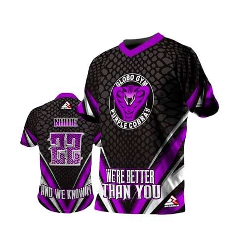 Custom Softball Softpitch Jersey Unisex Sports T-Shirts Personalized Printed Name Number for Men Women Youth Size YS-5XL (US, Alpha, Medium, Regular, Regular, Globo Gym)