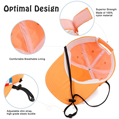 2Pcs Kid Toddler Baseball Hat, Baby Boys Girls Upf 50+ Uv Ray Sun Protection Hat,Quick Drying Swim Hat For Baby (As1, Age, 6_Months, 36_Months, Red Black) #TOP2