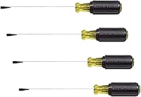 Vista 7 de Klein Tools 601-8 - Destornillador de punta de gabinete de 3/16 pulgadas, 8 pulgadas, fabricado en EE. UU