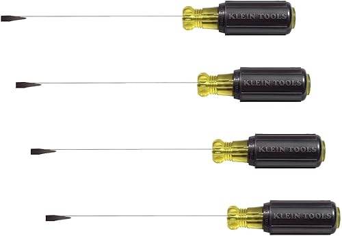 Miniatura 7 de Klein Tools 601-8 - Destornillador de punta de gabinete de 3/16 pulgadas, 8 pulgadas, fabricado en EE. UU