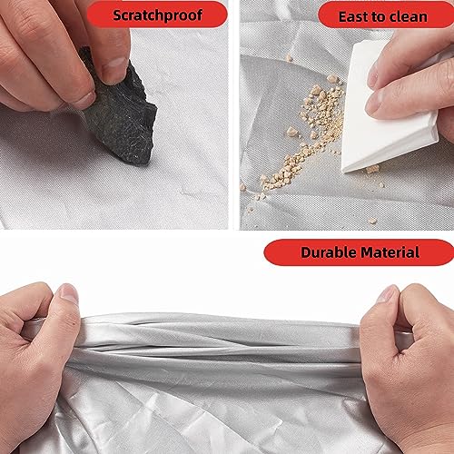 Image of 2 /4 Door Waterproof Car Half Cover Compatible with Jeep Wrangler 1987-2023 Snow Sunshade Hail UV Rain Protection Cab Cover fit for JK JKU JL JLU (2 Door)