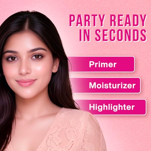 Image of NEUD Illuminating Strobe Cream Gold 50g, Primer + Highlighter + Moisturizer with Cocoa Butter and Hyaluronic Acid, 3 in 1 Strobe Cream for Face, Flawless Radiant Dewy Skin & Glowing Makeup Base