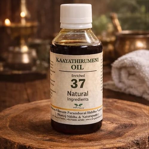 Kaayathirumeni Oil 100 ml | Traditional Siddha Herbal Massage Oil for Joint & Muscle Care | Body Pain Relief Oil for Daily Use-image-44