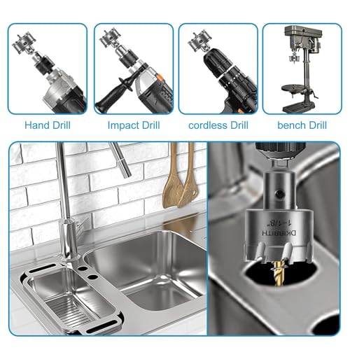 Broca con punta de carburo 64 mm para metal miniatura 4