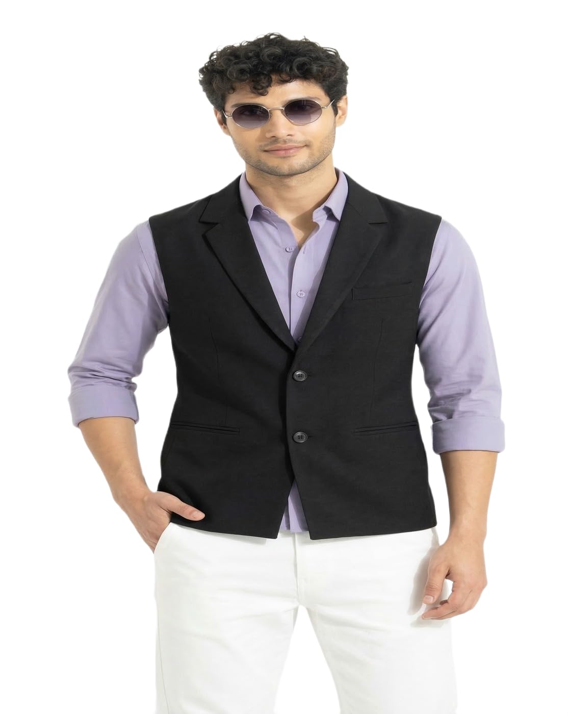 Men's Formal Slim Fit Suit Vest – Classic Sleeveless Business Waistcoat for Wedding, Party, Prom, and Groomsmen-picture-12