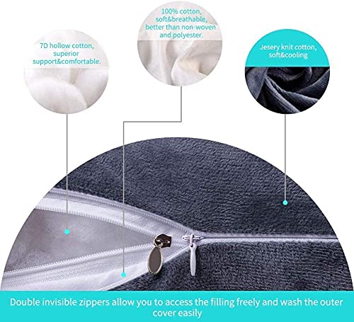 Pregnancy-Pillows-for-Sleeping-U-Shaped-Full-Maternity-Body-Pillows-with-Removable-Cover-for-Pregnant-Women-Back-Belly-Body-Support-Dark-Grey