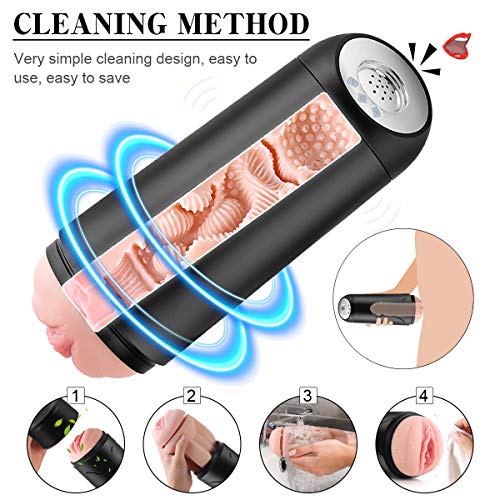 image for CHOSRIN Electric Male Mǎstürǎbatión Toy for Men Sückǐng Oral Han