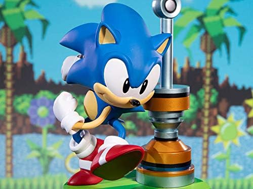 Miniatura 2 de First4Figures Sonic The Hedgehog Sonic - Estatua pintada de PVC de 11 pulgadas