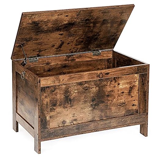 37+ Vintage Kids Room Ideas to Inspire Your Decor 3 HOOBRO Toy Box, Retro Wooden Look Storage Chest with Safety Hinge, Entryway Storage Bench Supports 220 lb, 29.9 x 15.7 x 18.9 Inches Toy Chest Organizer, Easy Assembly (Rustic Brown) BF75CW01G1