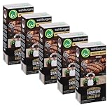 Wahlburgers Original Angus Beef Burgers - Uncooked - Frozen, Gluten Free - Beef from the finest cuts - 5 Pack (32 oz Each) - Ready Set Gourmet Donate a Meal Program