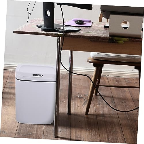 Bote de basura automático con sensor de movimiento OFFSCH blanco miniatura 4